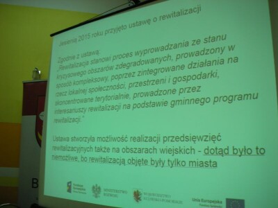 Galeria Spotkania informacyjne w gimnazjum i sołectwie Budyń